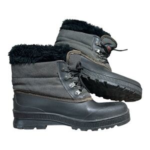 Sorel Women’s Vintage Fleece Lined Rubber Bottom Lace Up Snow Boots Size 11